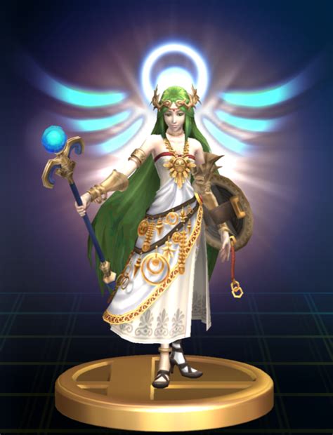 File Palutena Brawl Trophy Png SmashWiki The Super Smash Bros Wiki