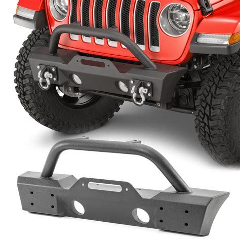 Buy Tactik Heavy Duty Steel Stubby Front Bumper Fits Jeep Wrangler Jl