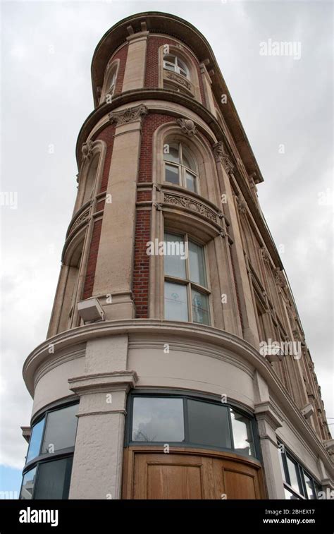 1880s Architecture Red Brick Stone Facade 6-8 Great Eastern Street ...