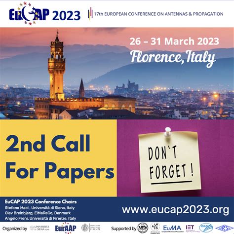 Eucap2023 Second Call For Papers Eurapp