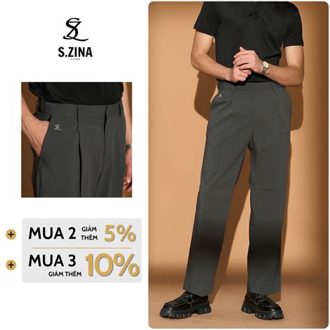 quan tay sidetab lightly active label wide leg quan au nam cong  xep