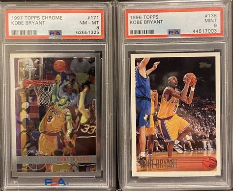 Topps Kobe Bryant Psa Rc Topps Chrome Psa