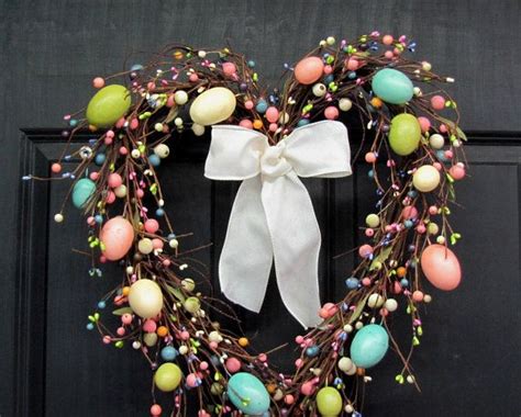 Spring Wreath Easter Wreath Pastel Spring EGG Mix Pip Berry Wreath