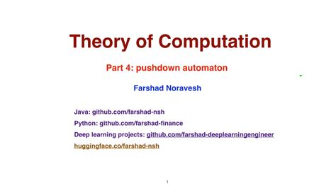 Part Pushdown Automaton Youtube