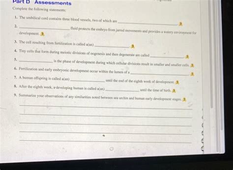 Solved Complete The Following Statements 1 The Umbilic