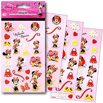 Amazon Disney Minnie Mouse Stickers Sheets Of Stickers Office