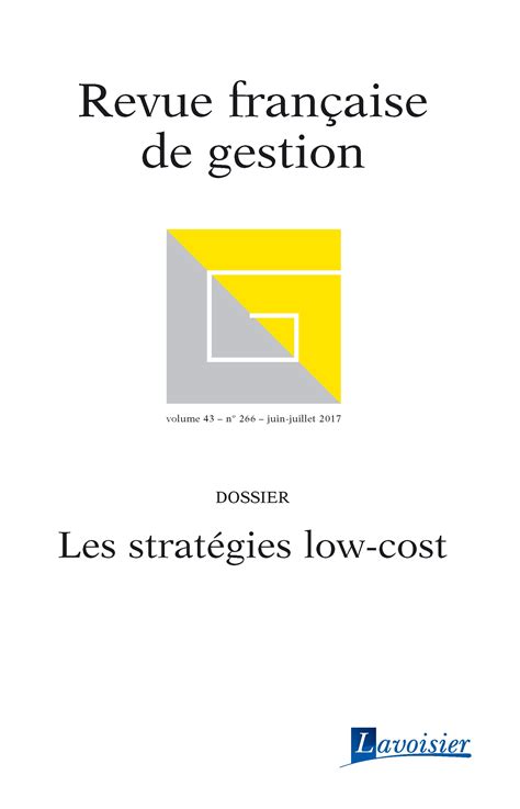 Les Strat Gies Low Cost Cairn Info