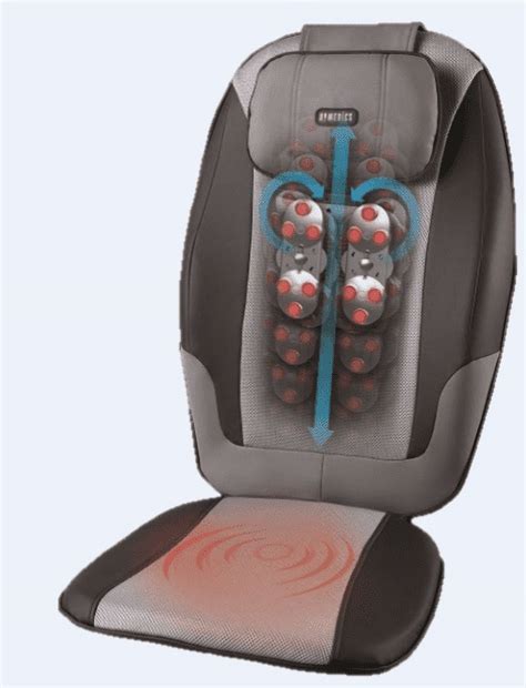 Homedics Dual Shiatsu Deluxe Massage Cushion With Heat