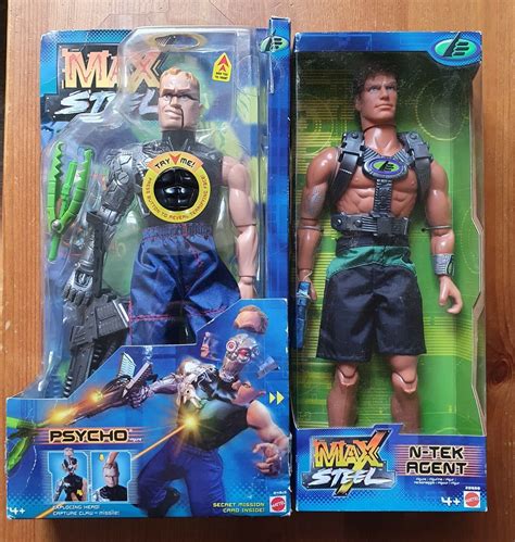 Max Steel N Tek Agent Psycho Figure Bundle BNMIB By Mattel 2000 EBay