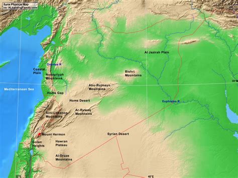 Syrian Desert Map