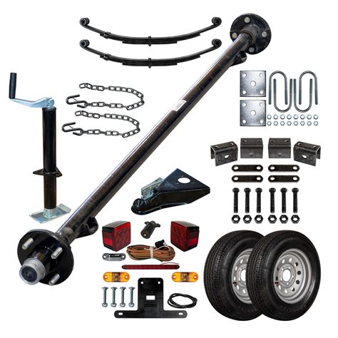 2000 Lb Tk Single Axle Trailer Parts Kit Trailer Parts Outlet