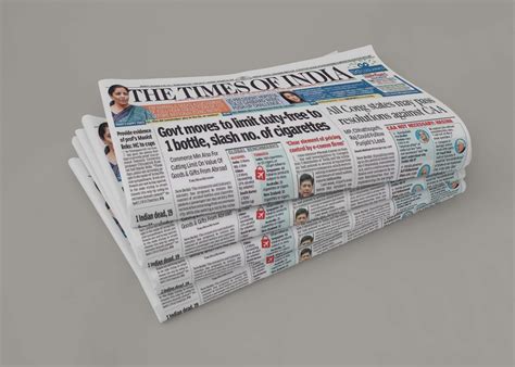 realistic  folded newspaper mockup