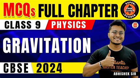 Ncert Class Mcqs Gravitation Cbse Class Th Science Physics