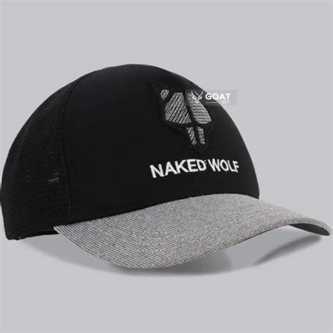 خرید و قیمت کلاه بیسبالی یونیسکس شیک NAKED WOLF مشکی طوسی ترب