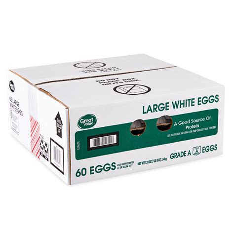 Great Value Large White Eggs 60 Count Walmart Business