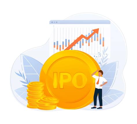 Premium Vector Ipo Initial Public Offering Ipo In Flat Style Vector