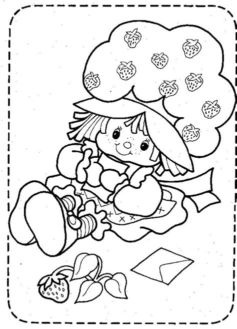 Pin By Ramonaq On Vintage Shortcake Coloring Books Strawberry