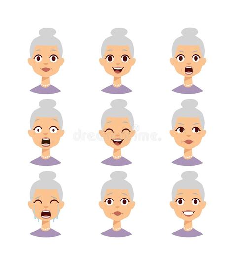 Vector Set Beautiful Emoticons Face Of People Smiling Avatars Happy