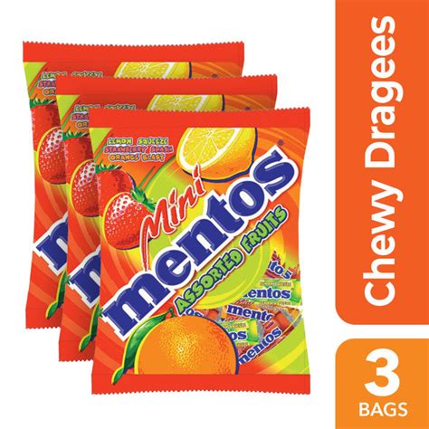 Mini Mentos Fruit 20s 3 Bags Lazada Ph