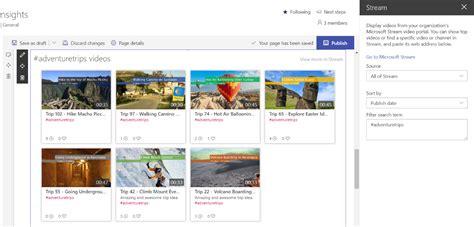 Use Microsoft Stream Classic In Sharepoint Online Via A Web Part