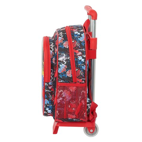 Trolley Mochila Pr Escolar Cm Spiderman Go Hero Loja Da Crian A