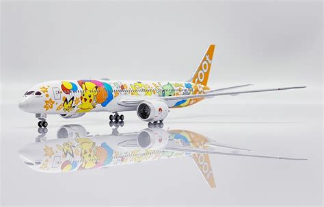 JC Wings SA4010 Boeing 787 9 Dreamliner Scoot Pokemon Liver