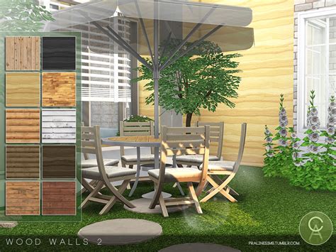 The Sims Resource Wood Walls 2