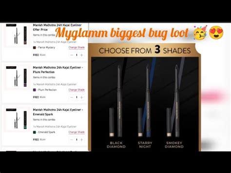 Myglamm Manish Malhotra Biggest Bug Loot Offer Is Back Hurry Up