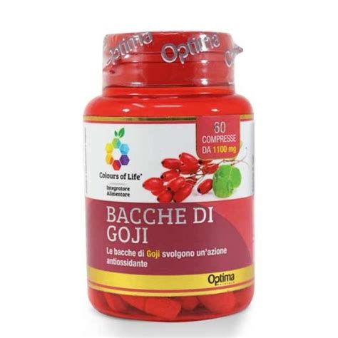 BACCHE DI GOJI OPTIMA NATURALS Colours Of Life Bravi Farmacie