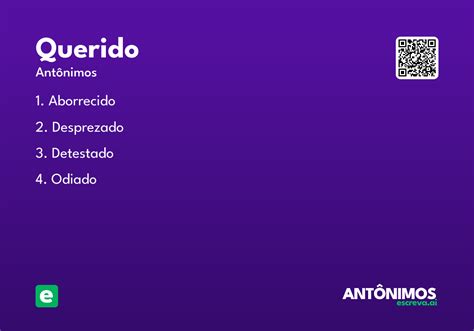 Querido Vizinho - Querido - Significado e Sinônimo - escreva.ai