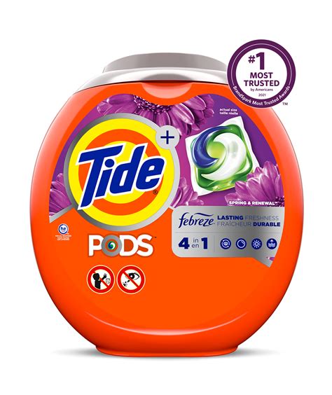 Tide Pods 4-in-1 Spring and Renewal 73 Pods – MERRIA