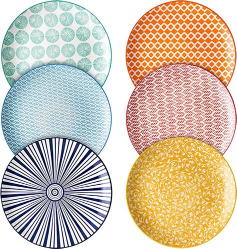 Amazon Selamica Inch Porcelain Dinner Plates Large Size