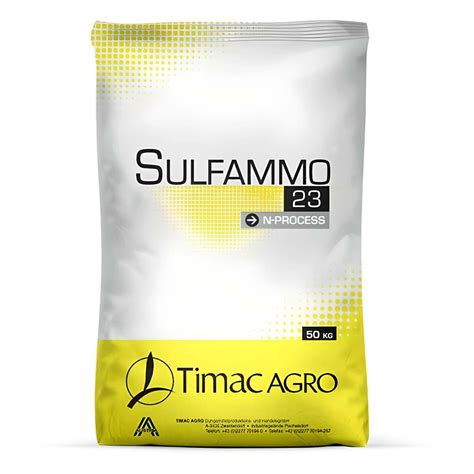 Sulfammo N 23 N process Timac Agro nawóz azotowy granulowany