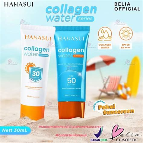 Jual Hanasui Collagen Water Sunscreen Spf Pa Spf Pa Ml