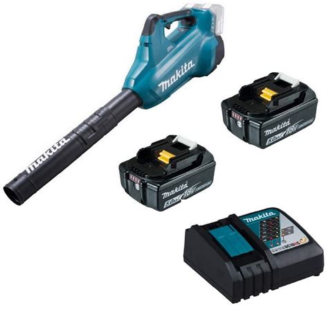 Makita Dub362z Cordless Blower Plus 36v 2 X 18v 5 0ah Li Ion Battery