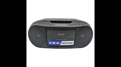 Sony Cfd S Cd Cassette Radio Boombox Player Recorder Am Fm Youtube