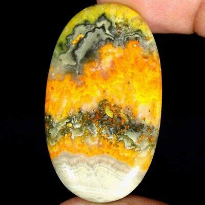 51 00Cts Natural Bumble Bee Jasper Oval Cabochon Loose Gemstone EBay