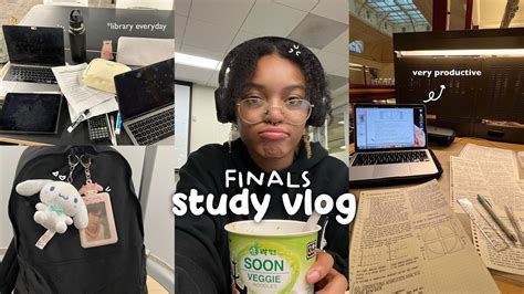 FINALS STUDY VLOG Waking Up At 7am Intense Study Sessions Extremely