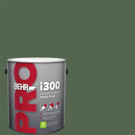 Behr Pro Gal S Equestrian Green Dead Flat Interior Paint