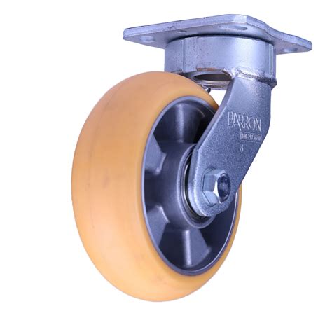 6 Inch Kingpinless Swivel Caster With High Capacity Polyurethane Wheel