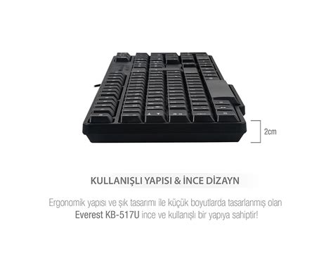 Everest Kb U Usb Q Standart Klavye Fenomenurunler