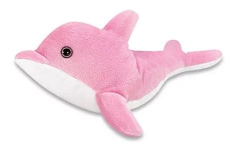 Delfín de peluche rosa 60 cm antialérgico MercadoLibre