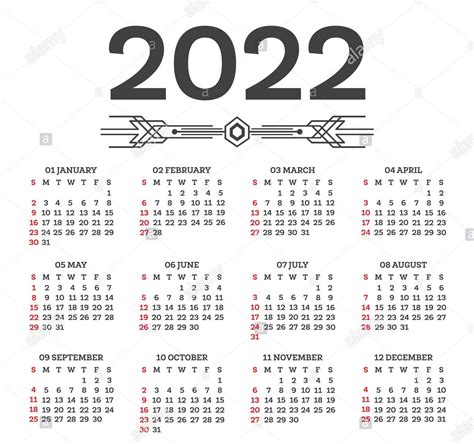 Calendario Mes 2022 Para Imprimir