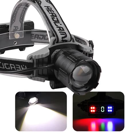 Newest Xhp Type C Usb Rechargeable Led Most Powerful Headlamp