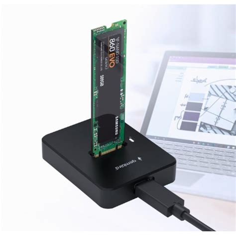 Stacja dokująca do dysków M 2 SATA i NVME SSD USB 3 1 USB C PCIe