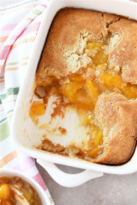 Easy Peach Cobbler Recipe Using Peach Pie Filling Sizzling Eats