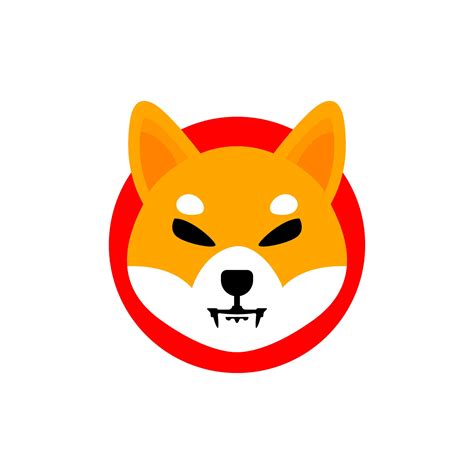 Shiba inu SHIB coin symbol vector 2433708 Vector Art at Vecteezy