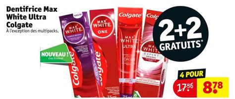 Promo Dentifrice Max White Ultra Colgate Chez Kruidvat Icatalogue Fr