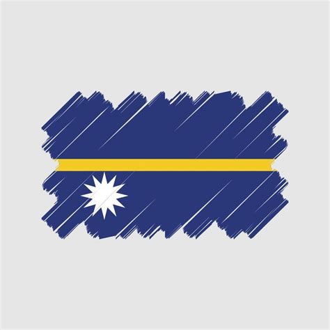 Desenho Vetorial De Bandeira De Nauru Bandeira Nacional 11472928 Vetor