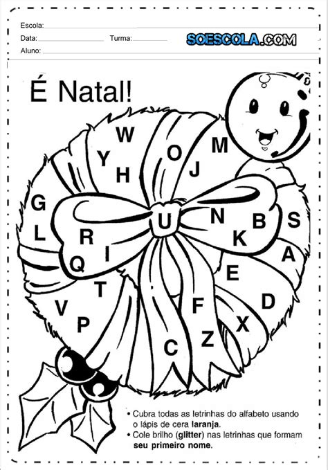 Atividades De Natal S Escola